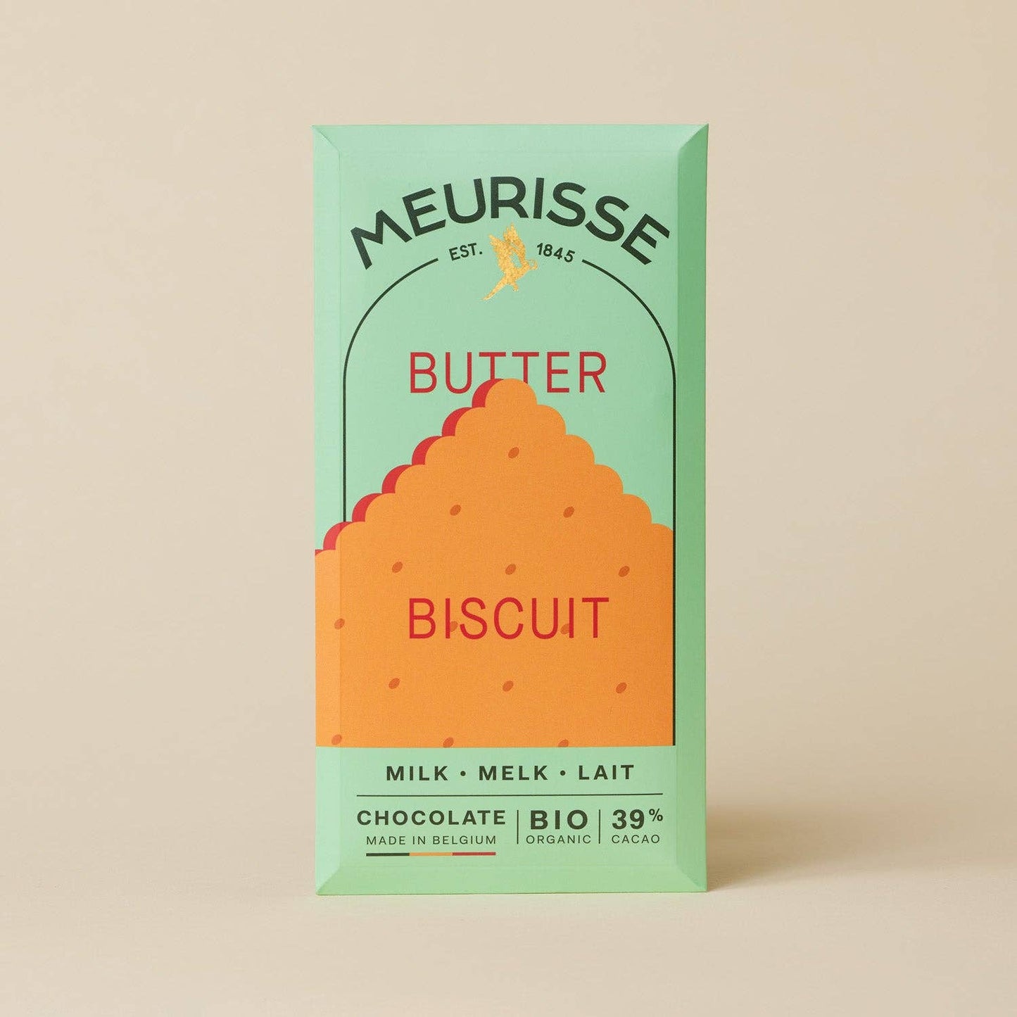 Meurisse - Chocolate Bar: Creamy Milk - Milk Chocolate 39%