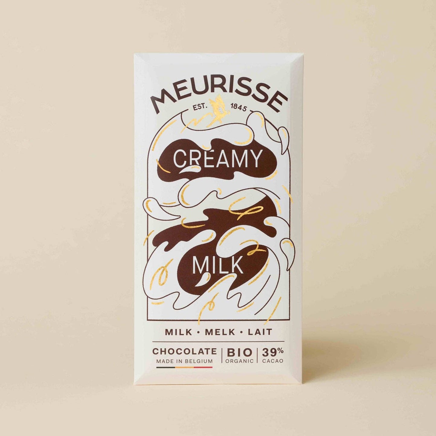 Meurisse - Chocolate Bar: Creamy Milk - Milk Chocolate 39%