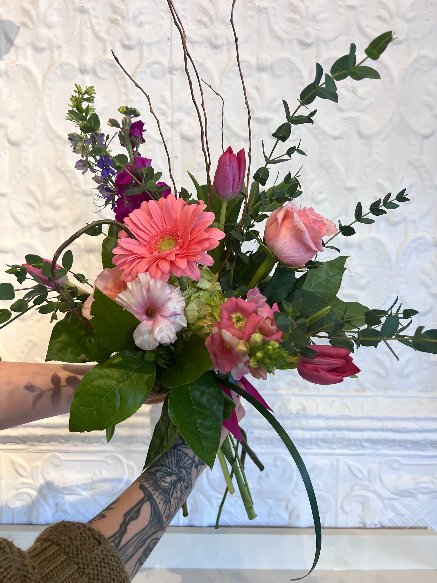 International Women's Day Hand Tied Bouquet